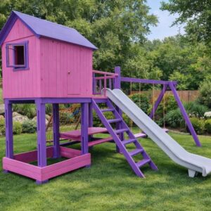 Kids Double Story With Swing - No3