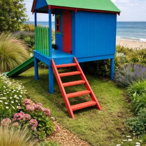Kids Wooden Wendy House - No1