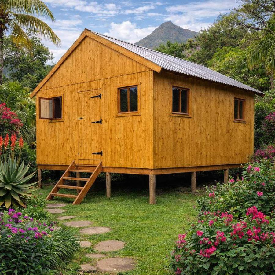 DC Cabins large wooden cabin 2