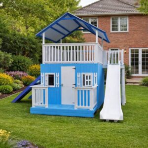Kids Double Story Wendy House - No2