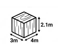 3m x 4m x 2.1m  T&G